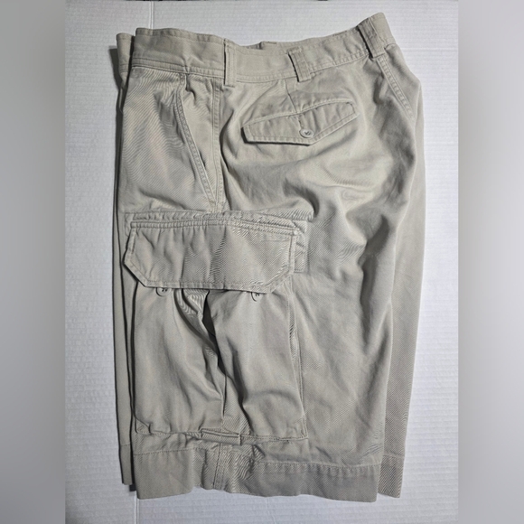 Polo Ralph Lauren Shorts Sz 34 Beige Cargo Baggy Cotton Utility Outdoor - Picture 4 of 12